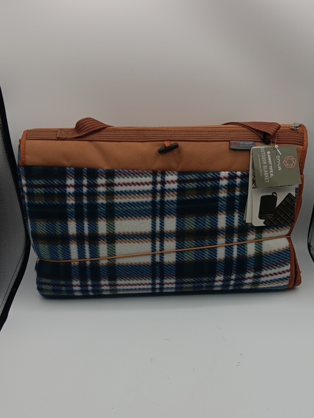 Picnic Blanket XL Tote By ONIVA, 70" X 80". 100% POLYESTER.